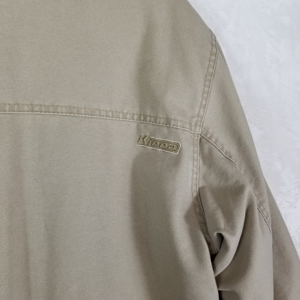Kirra Jacket Men‎ XL Tan Cotton Canvas Quilted Legendary Pointbreak Utility Coat - Picture 4 of 9